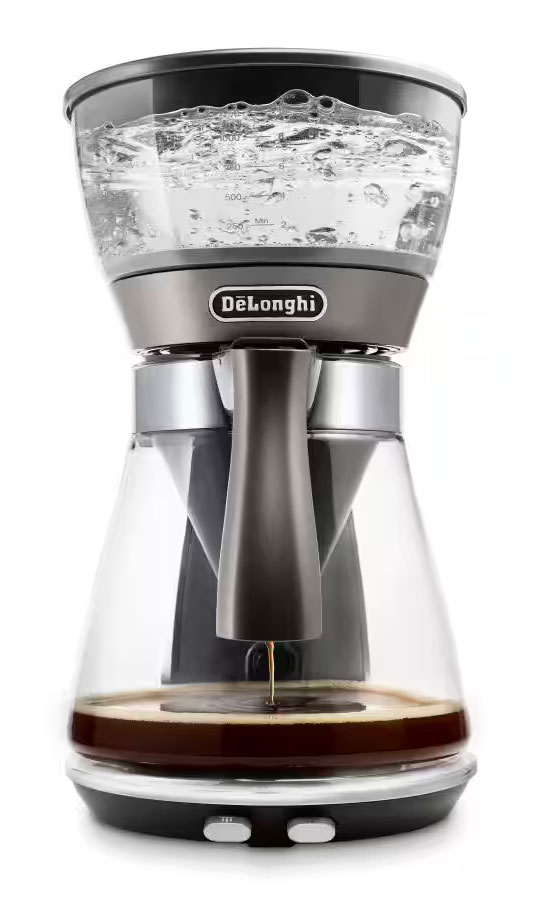 Verseuse hermétique pour machine à café Delonghi - Gris - Capacité 1,4L