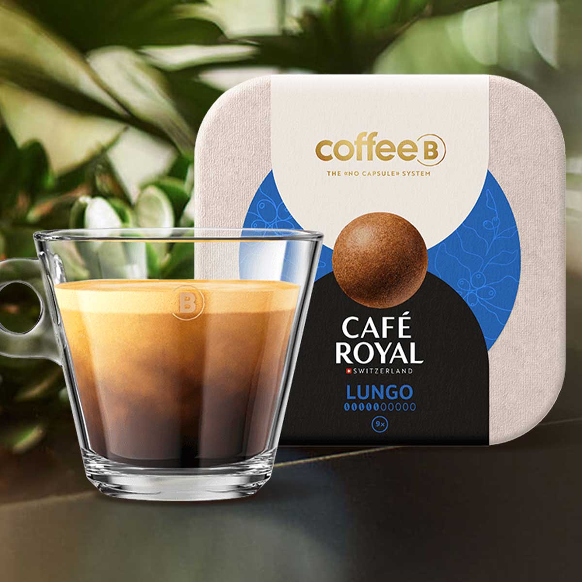 Café Royal Dosette de café CoffeeB Lungo 9 boules de café — free download