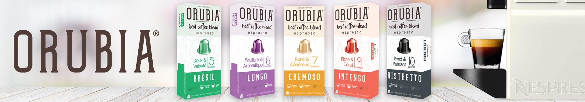 gamme café orubia